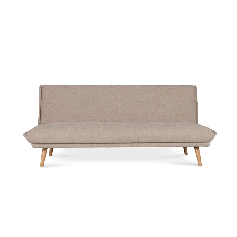 Sofá Cama Forma - Tela Microfibra - 130 (Beige) en Beige - Sillones y sofás, Uruguay | Nyr, vista 4