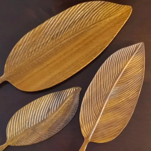 Hoja de madera chica en Madera natural - Decoración, Uruguay | Simple Deco