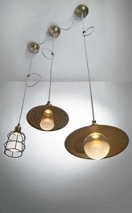 Vintage Brown con bombilla Oval en Marrón - Lámparas colgantes, Uruguay | Darko Lighting, vista 2