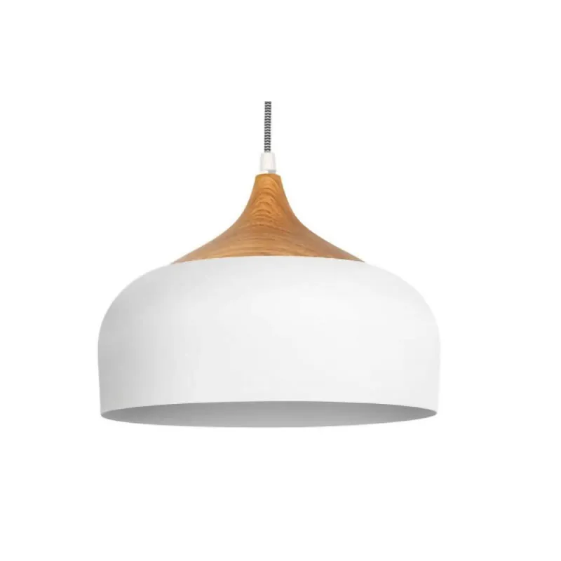 Lámpara Colgante Nórdica Blanca ø 26 cm en Blanco - Lámparas colgantes, Uruguay | Serlux