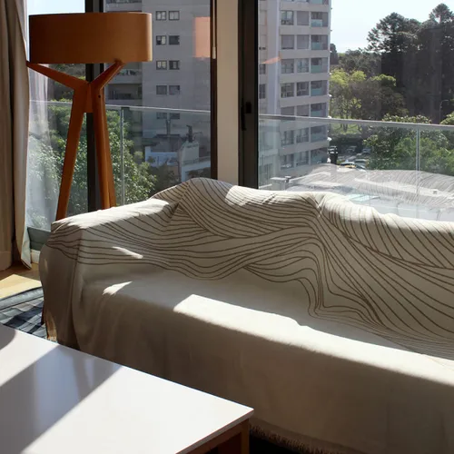 Manta para sillón y cama con diseños marrón - 180 x 280 cm en Diseños - Textiles, Uruguay | Buho Store