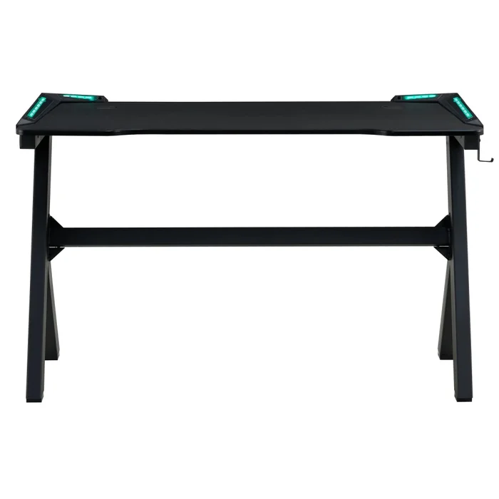 ESCRITORIO GAMER MDF Y METAL NEGRO LED - Escritorios y sillas de escritorio, Uruguay | Alfa Ventas, vista 3