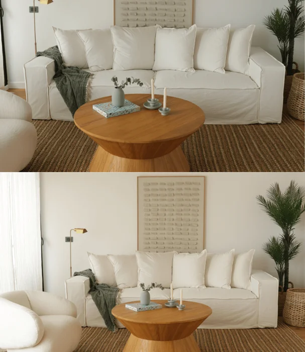 SOFÁ NEW LA BARRA LINO en Blanco - Sillones y sofás, Uruguay | Masinfinito Casa, vista 2