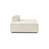 Sillón Nicole Chaise Lounge Simple Derecho - Beige en Beige - Sillones y sofás, Uruguay | Samic, vista 4 de 5