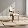 Butaca Madera-y-tela Natural-beige Estilo Luis Xv en Madera natural - Sillas, Uruguay | Divino, vista 1 de 7
