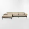 Sofá con chaise DUNA TELA BEIGE IZQUIERDO - Sillones y sofás, Uruguay | Viasono, vista 3 de 5