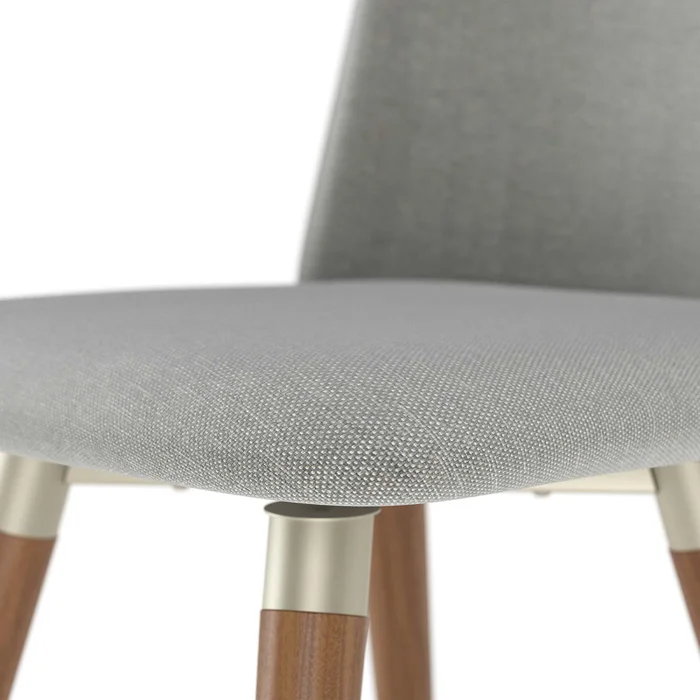 Silla De Comedor Madera Gris Ivete Giratoria en Gris - Sillas, Uruguay | Divino, vista 6