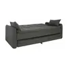Sillón Cama 3 Cuerpos Tela Gris Madalena Grafito en Gris - Sillones y sofás, Uruguay | Divino, vista 3 de 6