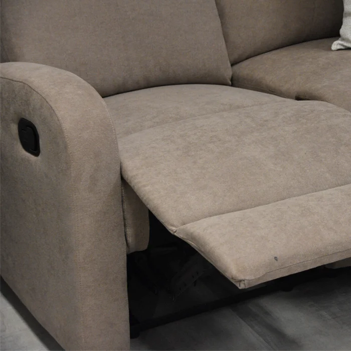 Reclinable Fine 3 cuerpos vison — Serra Amoblamientos en Marrón - Sillones y sofás, Uruguay | Serra Amoblamientos, vista 2