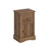 Mesa de luz - Linea Mexicana - Ecommerce - Nogal en Marrón - Mesas de luz, Uruguay | Rústico Hogar, vista 1 de 4