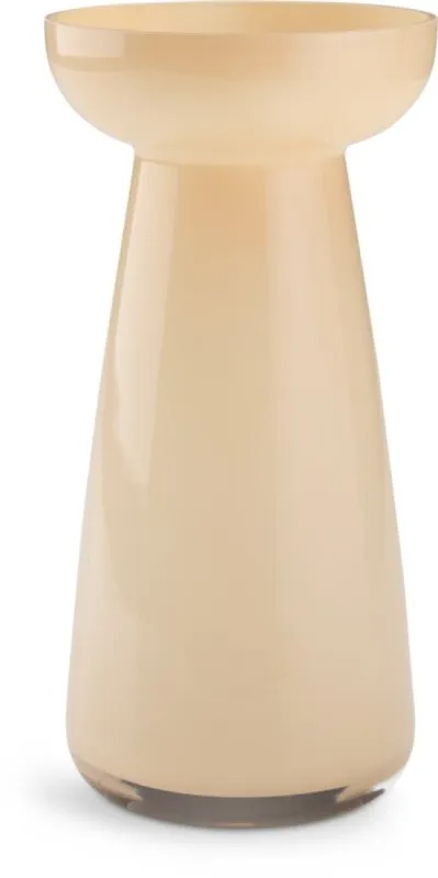 Jarrón VISTI Ø11xH22cm vidrio en Beige - Jarrones, Uruguay | JYSK