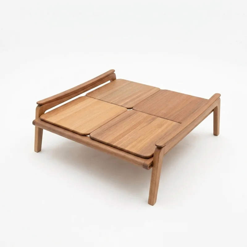 Mesa de Centro Brazia - Madera Natural en Beige - Mesas de living, Uruguay | Nyr, vista 5