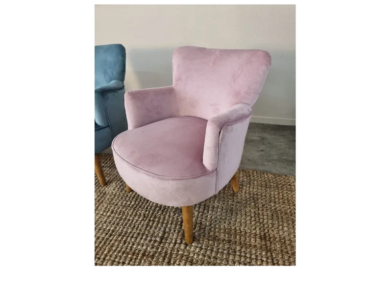 Butaca VELVET - Rosa en Rosa - Butacas, banquetas y puffs, Uruguay | Finkel, vista 3