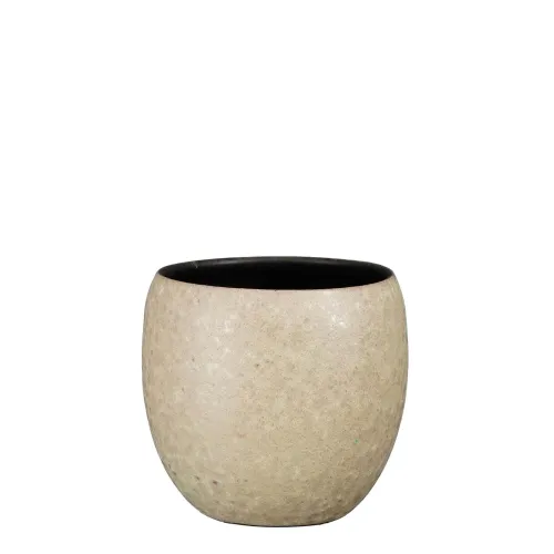Maceta Small Terracota Gris Bent en Gris - Jarrones, Uruguay | Divino