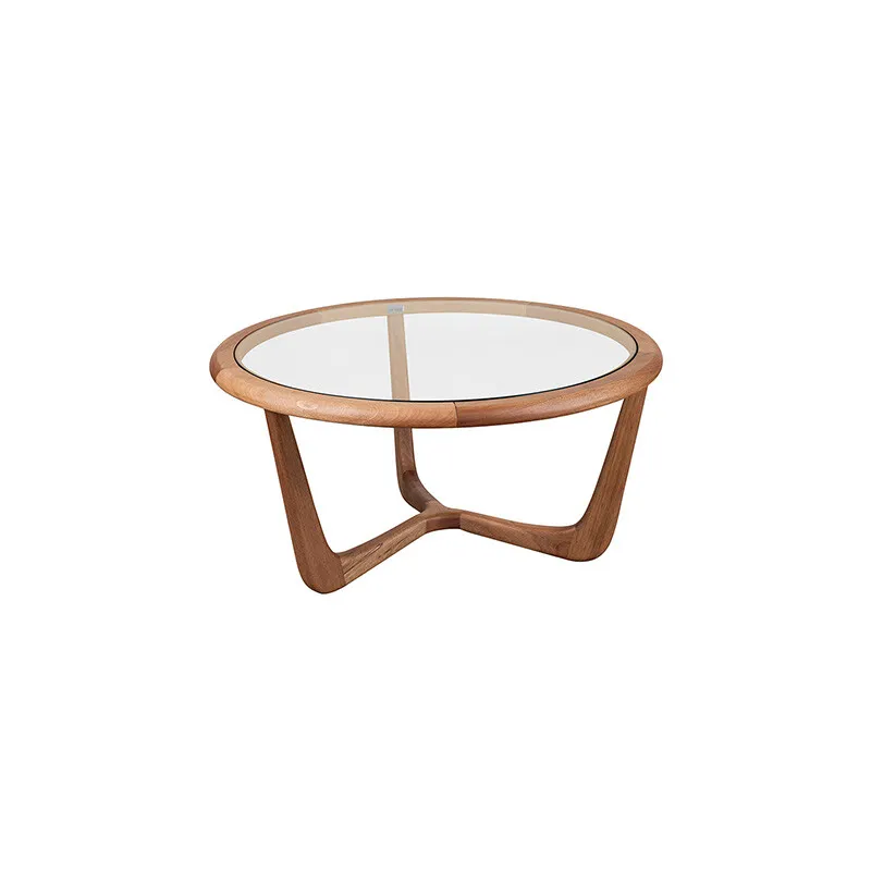 MESA DE LIVING EDEN ALTA IN NATURA 80X80X40H CM en Madera natural - Mesas de living, Uruguay | Vinibel