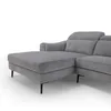 Rinconera Luke - Tela Microfibra - Chaise Izquierdo - 6686-7 Gris en Beige - Sillones y sofás, Uruguay | NYR, vista 5 de 8