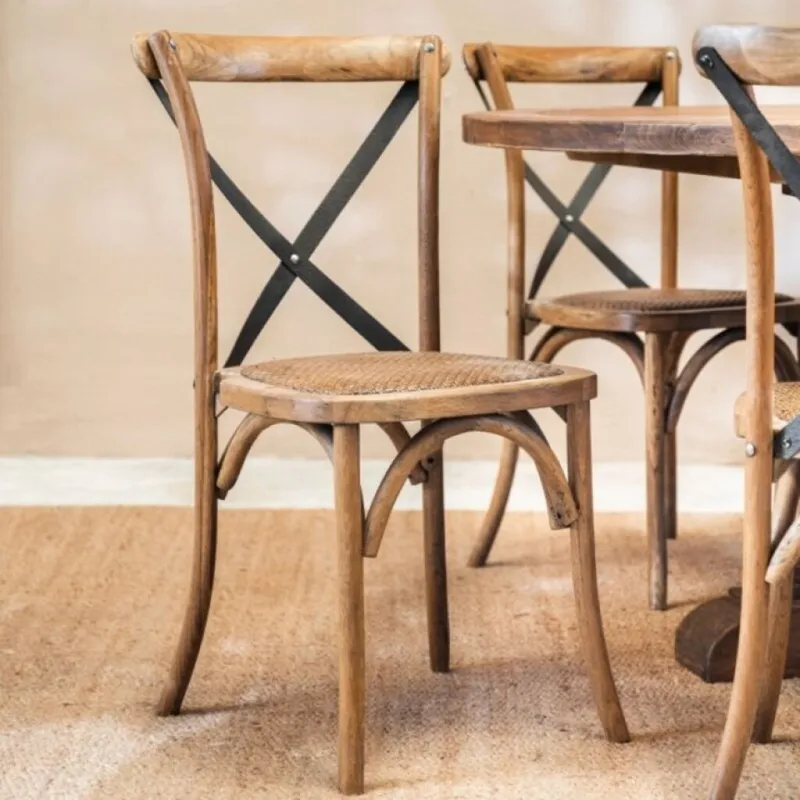 Silla Derwent Respaldo Metal en Madera natural - Sillas, Uruguay | Aihaus