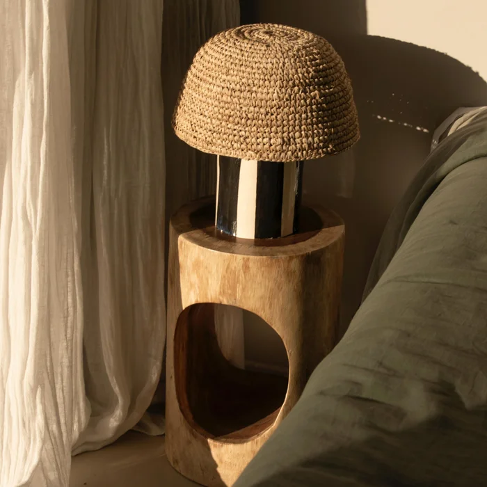 Pantalla de Sisal para Base Osaka Chica | Casakos en Multicolor - Lámparas colgantes, Uruguay | Casakos, vista 2