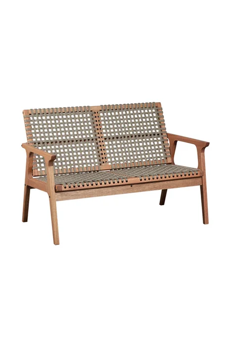 SOFA TRACO 2 LUGARES CUERDA RAMI 119x72x83CM JATOBA - Muebles para el exterior, Uruguay | Vinibel