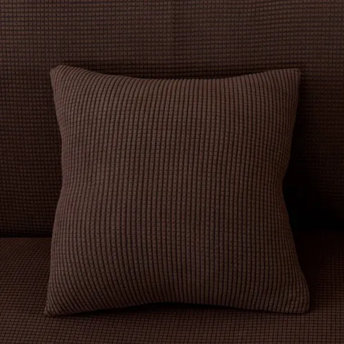 Funda de almohadón 40x40 cm - chocolate en Marrón - Textiles, Uruguay | Buho Store