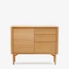 Aparador Lenon - 1 puerta y 3 cajones de madera y chapa de roble 105 x 84 cm FSC MIX Credit en Madera natural - Aparadores y recibidores, Uruguay | Kavehome, vista 8 de 9