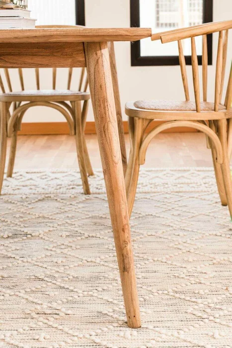 MESA COMEDOR NORDICA - OLMO NATURAL - 1.80 X 0.90 MTS en Madera natural - Mesas de comedor, Uruguay | La Iberica, vista 43