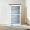 Biblioteca 3 Estantes Cera/Blanco LINEA CORONA MADERA - Living, Uruguay | Que Sal Muebleria, vista 3 de 4