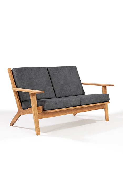 SOFA LOTUS 2 LUGARES ACQUABLOCK NEGRO 144x87x86CM JATOBA - Muebles para el exterior, Uruguay | Vinibel