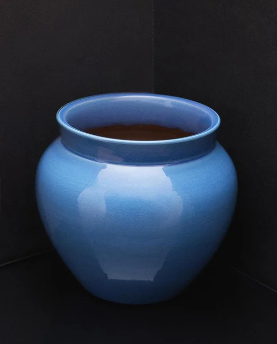 JARRÓN CERÁMICA ESMALTADO en Azul - Jarrones, Uruguay | Zara Home