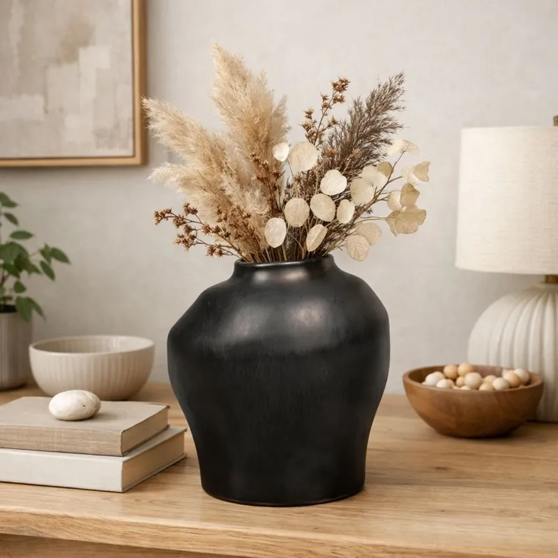 FLORERO BLACK Negro Small en Negro - Decoración, Uruguay | Viasono