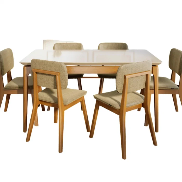 Mesa de Comedor Wind Big - Línea Nevada- Rectangular en Multicolor - Mesas de comedor, Uruguay | Ecowood, vista 5