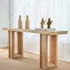 MESA DE ARRIMO / CONSOLA TRAVERTINO - 1.80 MTS en Madera natural - Bibliotecas, Uruguay | La Iberica, vista 1 de 12