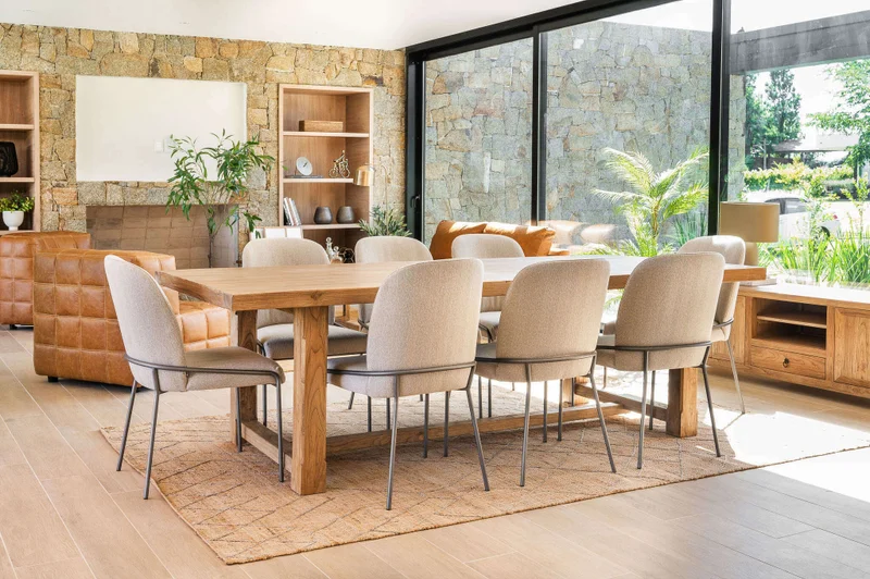 MESA COMEDOR APOLO - 2.50 X 1.10 MTS en Madera natural - Mesas de comedor, Uruguay | La Iberica, vista 15