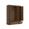 Ropero Madera 3 Puertas Nogal Linea Rustica en Marrón - Roperos y placares, Uruguay | Albanés, vista 2 de 2