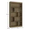 Biblioteca con reparticiones BLANCA 93x181x30 - Living, Uruguay | Que Sal Muebleria, vista 8 de 11