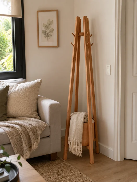 Perchero Lourdes en Madera natural - Muebles, Uruguay | Dreams On Time