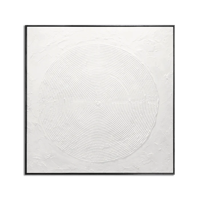 CUADRO CANVAS 80x80cm MARCO PINTURA FORMAS 2 - Decoración de pared, Uruguay | Koz