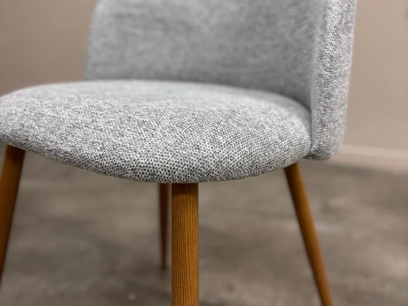 Silla MAYTE en Tela - Gris Melange en Gris - Sillas, Uruguay | Finkel, vista 3