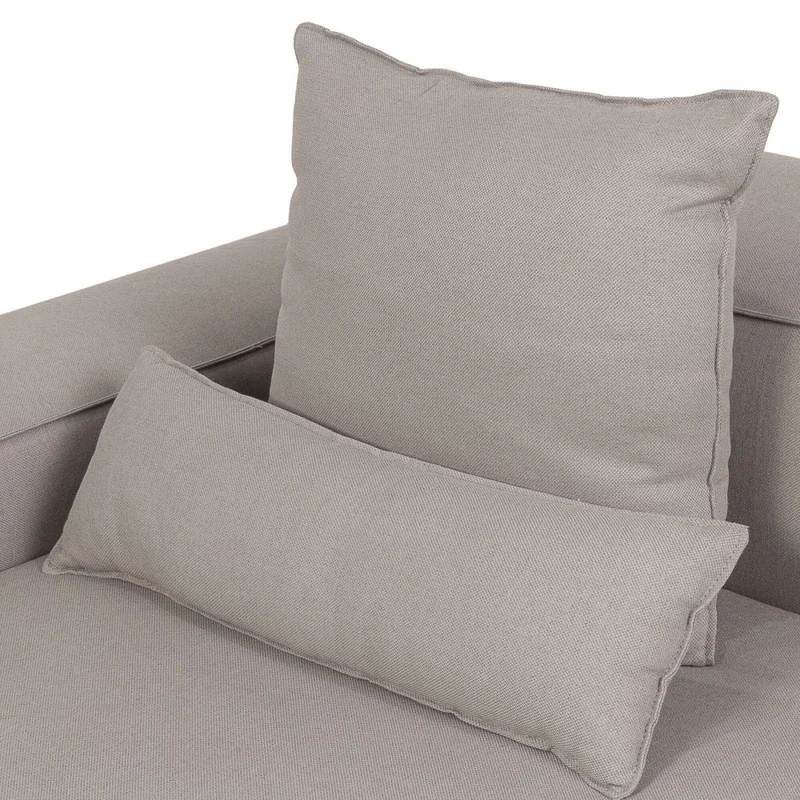 Sofá Kai 1 Cuerpo Tela Gris Modular Chaise Con Brazo Izquierdo en Gris - Sillones y sofás, Uruguay | Divino, vista 5