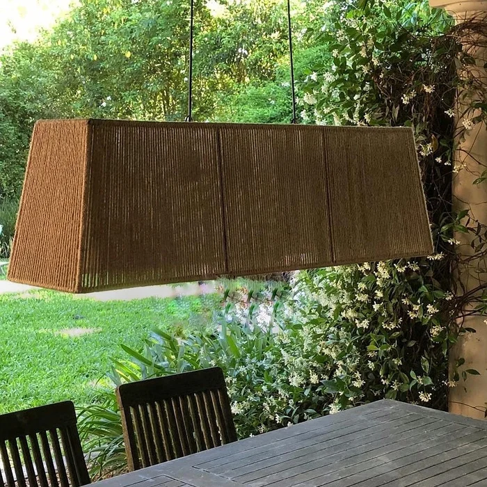 Colgante rectangular en hilo - Lámparas colgantes, Uruguay | La Perla