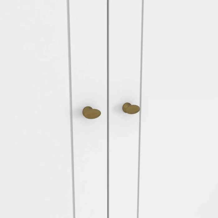 Ropero Americano 4 puertas - Blanco en Blanco - Roperos y placares, Uruguay | Nario Hogar, vista 3