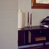 Jarrón Mireni de papel maché beige Ø 39 cm en Blanco - Jarrones, Uruguay | Kavehome, vista 4 de 9