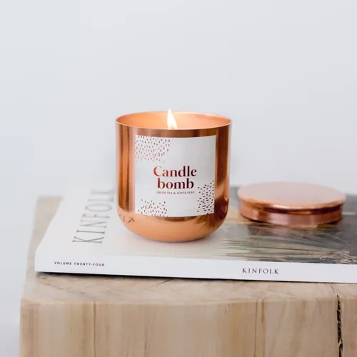 Vela Candlebomb, green tea and white pear en Naranja - Velas y Portavelas, Uruguay | Soho Deco