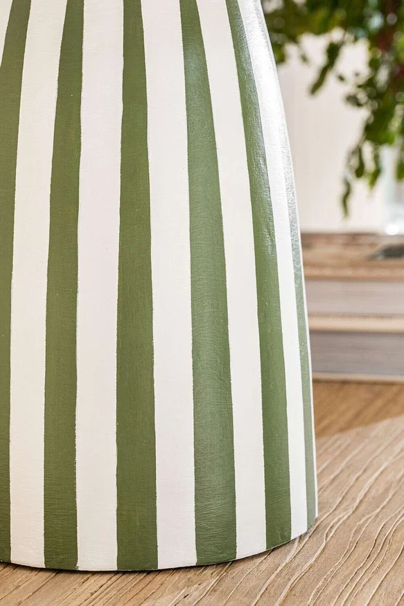 LAMPARA INES RAYAS VERDES en Multicolor - Lámparas de mesa, Uruguay | La Iberica, vista 2