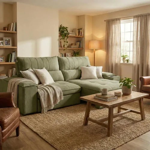 Sillón 3 cuerpos - Bariloche - Verde - Verde en Verde - Sillones y sofás, Uruguay | Nario Hogar