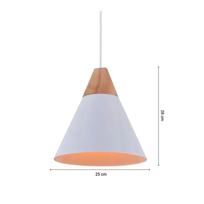 Lámpara Colgante Odin en Blanco - Lámparas colgantes, Uruguay | Serlux, vista 5