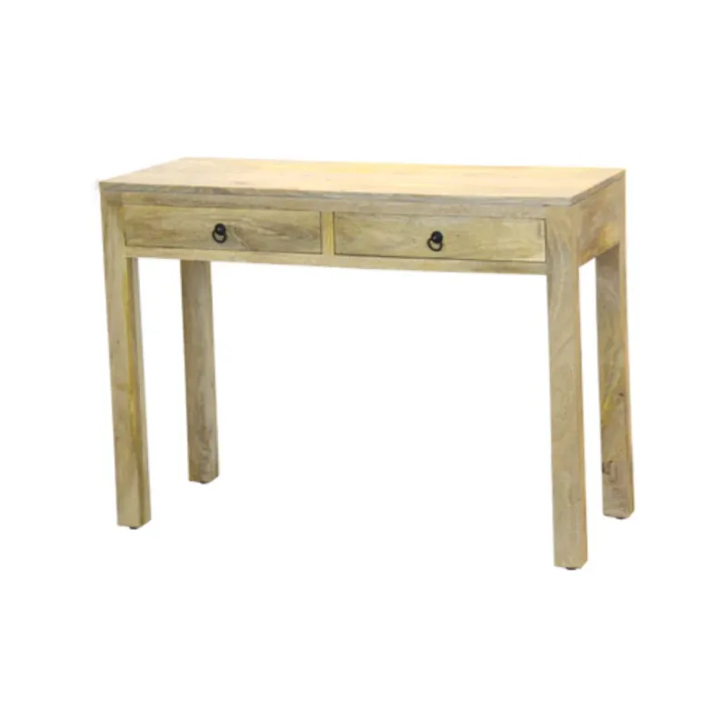 R111 Recibidor o Escritorio 110x42x80 en Madera natural - Aparadores y recibidores, Uruguay | Victoriana