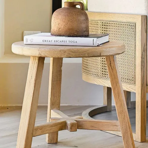 MESA AUXILIAR / BANCO OLMO - 50 CMS - Mesas de living, Uruguay | La Iberica