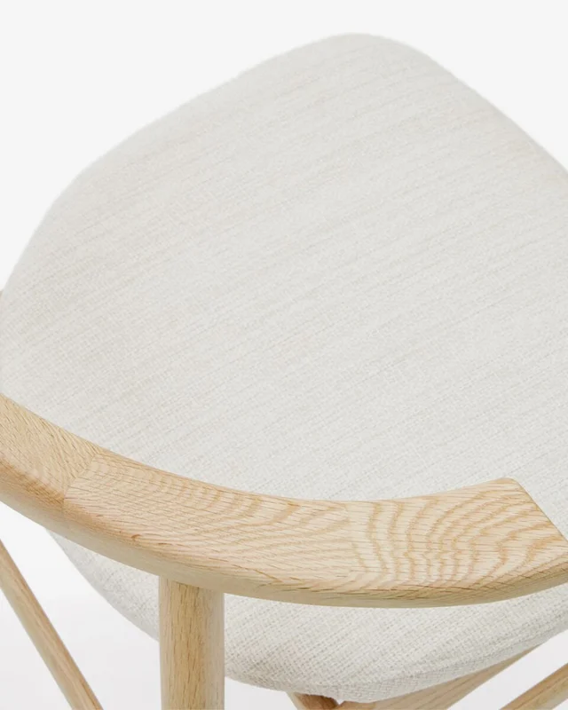 Silla desenfundable Timons de madera maciza de roble con acabado natural FSC Mix Credit en Madera natural - Sillas, Uruguay | Kavehome, vista 3