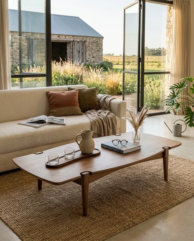 MESA DE LIVING DISEÑO LEONA en Marrón - Muebles, Uruguay | Indrana, vista 7